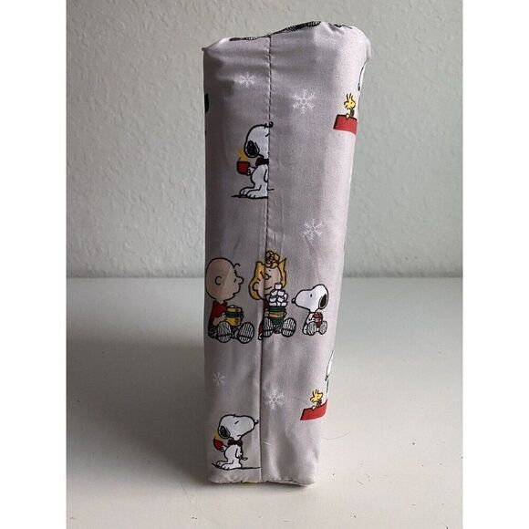 Peanuts Snoopy Woodstock QUEEN SIZE Sheet Set Sally Charlie Brown Christmas NEW - Picture 7 of 15